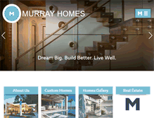 Tablet Screenshot of murrayhomesinc.com